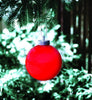 5" Globe Light Pulsing Ornament Red