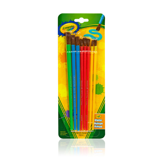 Crayola Art/Craft Brush Set Plastic Multicolor 8 pc