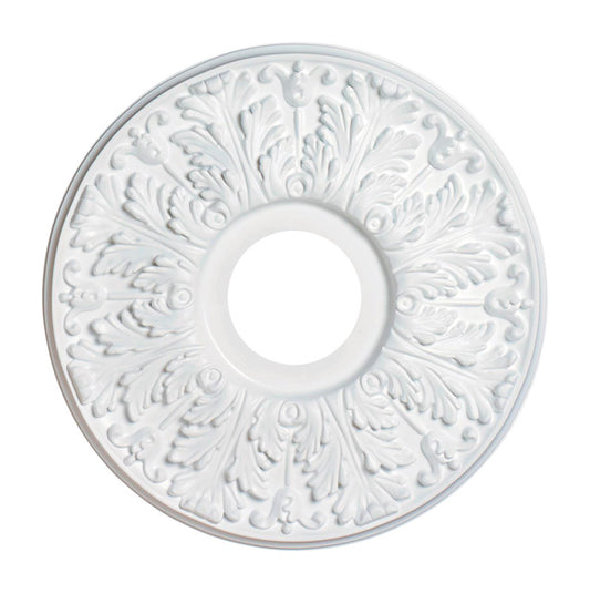 Westinghouse  15-1/2 in. Dia. White  Ceiling Medallion