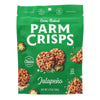 Kitchen Table Bakers Parm Crisps - Jalapeno Parmesan - Case of 12 - 1.75 oz.
