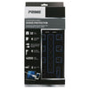 Prime 6 ft. L 12 outlets Surge Protector with USB Port Black 4200 J