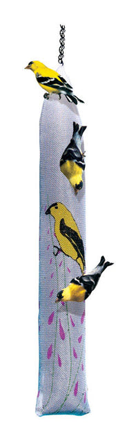 Perky-Pet Finch 3 lb Nylon Bird Feeder 1 ports