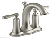 Kohler R45780-4d1-Bn 4 Brushed Nickel Linwood Two Handle Centerset Lavatory Faucet