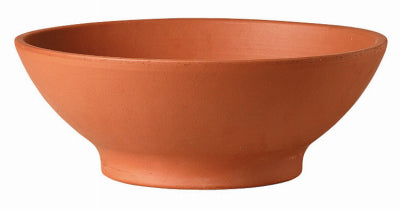 Low Bowl Planter, Clay, 12-In.