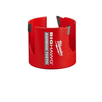 Milwaukee  BIG HAWG  3 in. Dia. x 2.44 in. L Carbide Tipped  3 Tooth  Hole Saw  7/16 in. 1 pc.