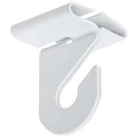 National Hardware 2 in. L White Steel Suspended Ceiling Hook 10 lb. cap. 2 pk