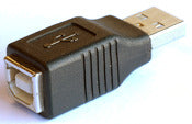 Black Point Products Inc BC-074 A-B Male-Female USB Adapter