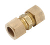 Anderson Metals 1/4 in.   Compression  T X 1/4 in.   D Compression  Brass Union
