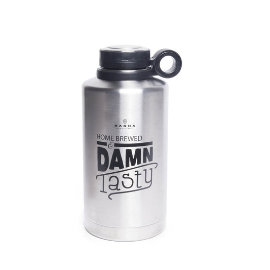 Manna 64 oz Tasty Silver BPA Free Insulated Bottle