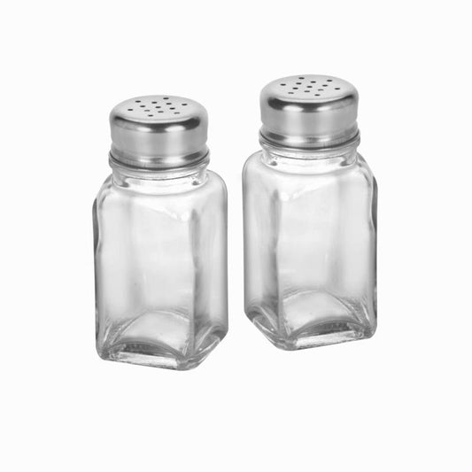 Anchor Hocking 62421CR 4" Glass Salt & Pepper Shakers