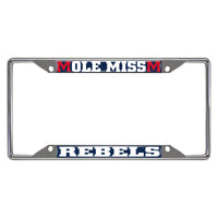 University of Mississippi (Ole Miss) Metal License Plate Frame