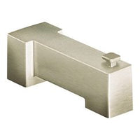 Brushed nickel diverter spouts