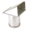 Broan-Nutone Silver Wall Cap Vent