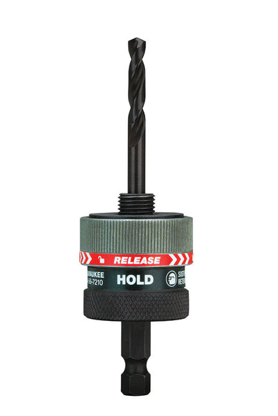 Mandril para sierra de corona Milwaukee de 1-3/16" y 3/8" hexagonal