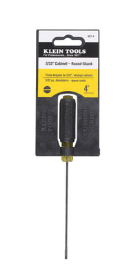 Klein Tools 3/32 in. X 4 in. L Slotted Cabinet Mini Screwdriver 1 pc