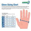 AMMEX Professional Nitrile Disposable Exam Gloves Medium Indigo Powder Free 100 pk