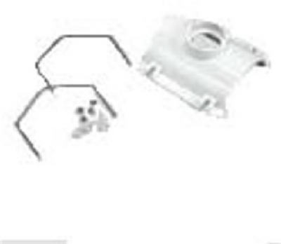 Accesorio de tubería, kit de T de silla de montar de PVC Schedule 40, 4 x 2 pulgadas.