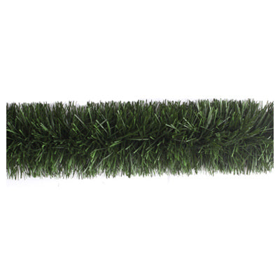 Fluffy Tinsel Garland, Assorted, 6-In. x 9-Ft. (Pack of 12)