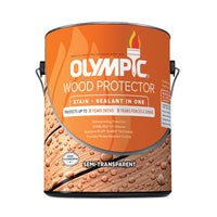 Olympic Semi-Transparent Tintable Semi-Gloss Neutral Base Neutral Acrylic/Oil Deck, Fence and Siding Stain (Pack of 4)