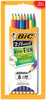 Bic PGEP81-A-BLK #2 Pencils Xtra-Fun 8 Count