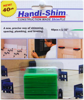 Handi-Shim Construction Shim, Green, 1/32-In., 40-Ct.