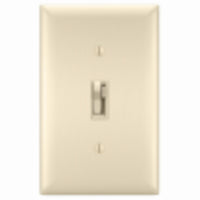 CFL/LED Toggle Dimmer Switch, Almond