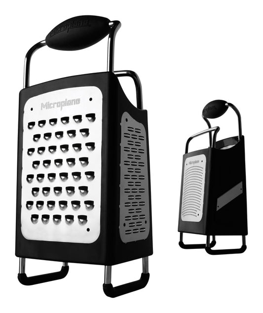 Microplane Black Plastic/Stainless Steel 4 Sided Box Grater