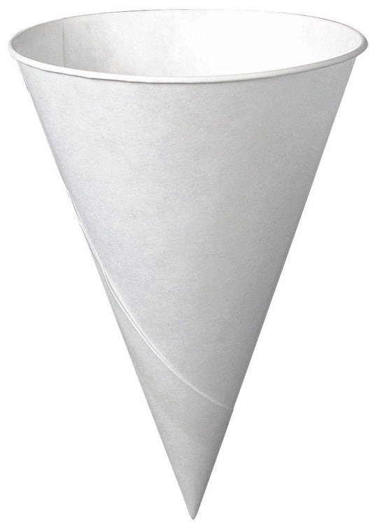 Solo 6R-2050 6 Oz White Cone Paper Cups 200 Count