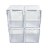 Deflect-O 5.5 in. H x 4.75 in. W x 5.5 in. D Stackable Storage Bin (Pack of 2)