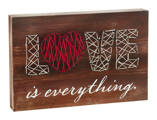 Hallmark Love Is Everything Plaque Wood 1 pk (Pack of 2)