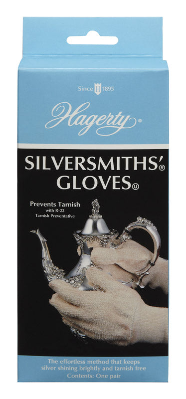 Hagerty No Scent Silversmiths' Gloves 1 pair Cloth