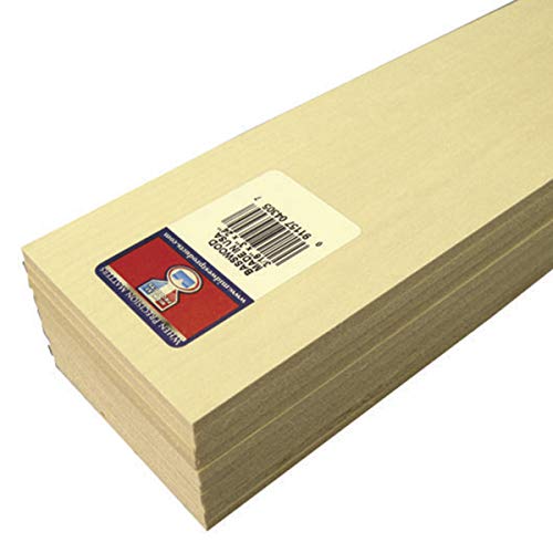 MADERA DE TILO 3/16" x 3" x 24"