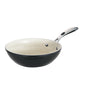 Ceramica Deluxe 11 in Ceramic Stir-Fry - Black