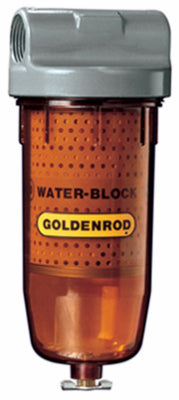 Water Block Fuel Filter, 3/4-In. NPT Top Cap