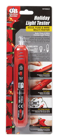 Gardner Bender 12-600 VAC LED Holiday Light Tester (Pack of 6)