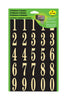 Hy-Ko 2 in. Reflective Gold Polyester Number Set 0-9 Self-Adhesive 1 pk (Pack of 10)