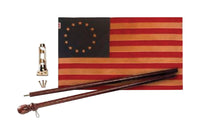 Valley Forge  13 Star Heritage  Flag Kit  30 in. H x 48 in. W