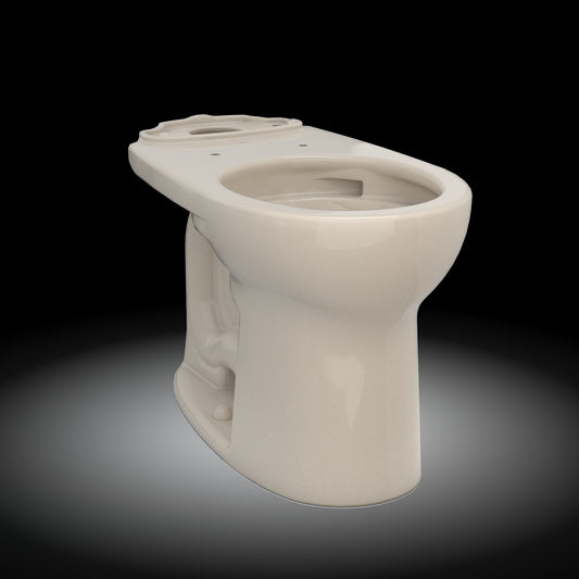 TOTO® Drake® Round TORNADO FLUSH® Toilet Bowl with CEFIONTECT®, Bone - C775CEFG#03