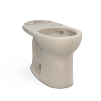 TOTO® Drake® Round TORNADO FLUSH® Toilet Bowl with CEFIONTECT®, Bone - C775CEFG#03