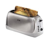 Oster  Stainless Steel  Silver  4 slot Toaster  7.3 in. H x 6.9 in. W x 16 in. D