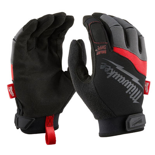 Milwaukee  Performance  Spandex/Synthetic Leather  Work Gloves  Black/Red  L  1 pair