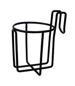 Nice Ckr-512375 Black Cup Holder For 45 & 75 Qt Nice Coolers