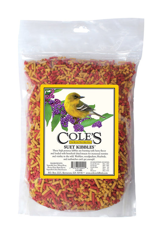 Cole's Suet Kibbles Assorted Species Beef Suet Wild Bird Food 2.2 lb