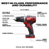 Milwaukee M18 18 V 1/2 in. Brushed Cordless Compact Drill Kit (Battery & Charger)