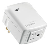 Toma de corriente inteligente con tecnología Wi-Fi, color blanco, 15 A, R01-Dw15a-1rw de Leviton Decora