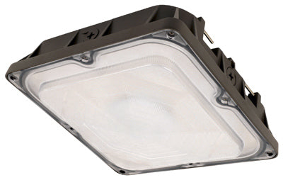 LED Canopy Light Fixture, Commercial-Grade Aluminum Housing, 4700 Lumens, 45-Watt, 10-In.