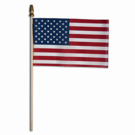 Valley Forge American Flag 4 in. H x 6 in. W (Pack of 48)