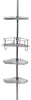 Zenith Products Chrome Silver Metal Caddy/Razor/Toothbrush Holder