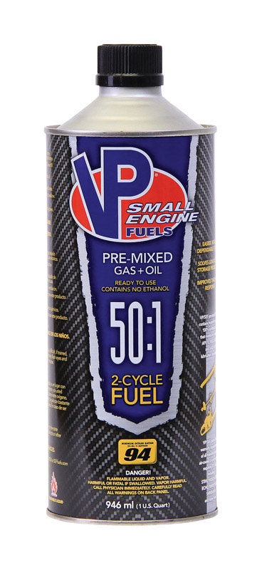 VP Racing Fuels Small Engine Ethanol-Free 2-Cycle 50:1 Pre-Mixed Fuel 1 qt (Pack of 8)