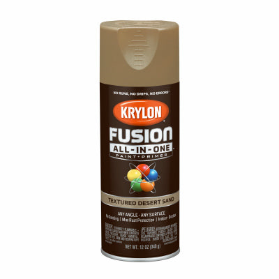 Fusion All-In-One Spray Paint + Primer, Textured Desert Sand, 12-oz.